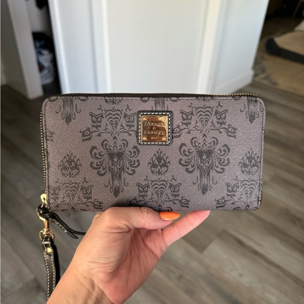 Dooney & Bourke Disney Haunted Mansion Wallpaper Wallet Wristlet